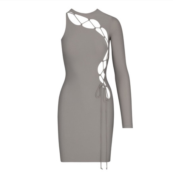 NWT Skims Lace Up Mini Dress new - Picture 3 of 7